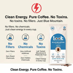 Look Coffee Blue Mountain Clean Coffee Beans 1kg | Medium Roast