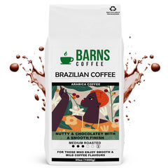 Barns Brazil Coffee Beans 1kg | Medium Roast