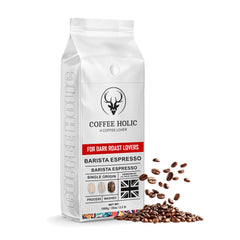 Coffeeholic Colombia Barista Espresso Coffee Beans 1kg | Dark Roast