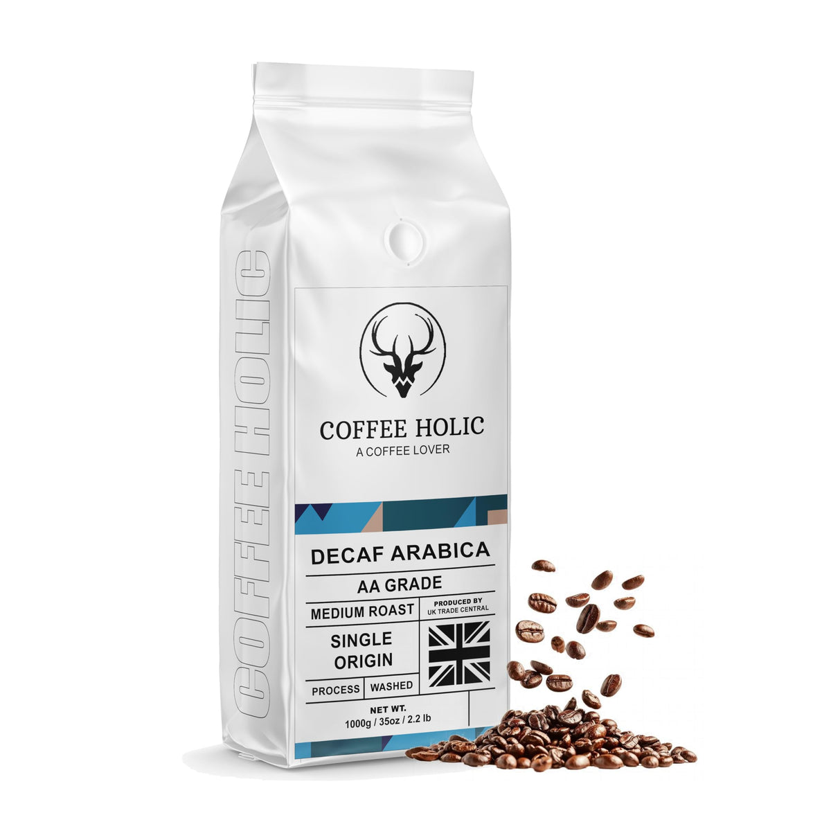 Coffeeholic Decaf Coffee 1kg