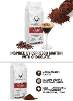 Coffeeholic Mocha Martini Ground Coffee 1kg | Dark Roast