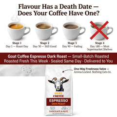Goat Coffee Ethiopia Sidamo Coffee Beans 1kg | Dark Roast