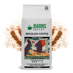 Barns Brazil Ground Coffee 1kg | Medium Roast