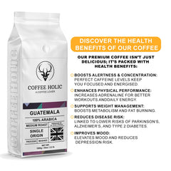 Coffeeholic Guatemala Coffee Beans 1kg | Dark Roast