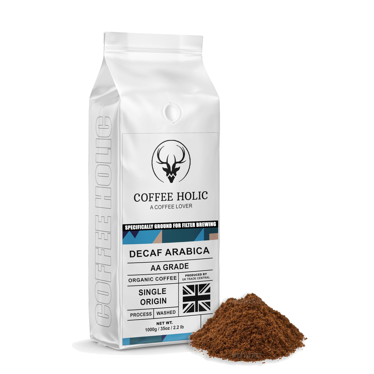 Coffeeholic Decaf Filter Coffee 1kg