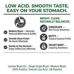 London Roast Co Brazil Coffee Beans 1kg | Medium Roast