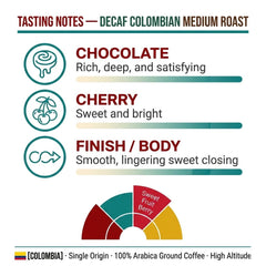 Goat Coffee Colombia Decaf Ground Coffee 1kg | Medium Roast