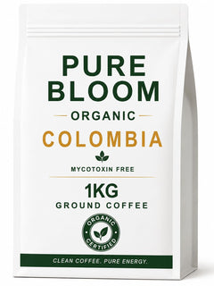 Pure Bloom Clean Colombia Ground Coffee 1kg