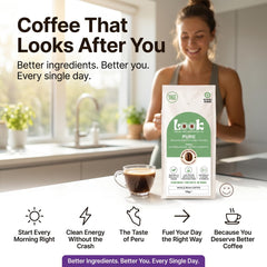Look Coffee Pure Peru Natural Coffee Beans 1kg