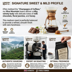 London Roast Co Jamaica Blue Mountain Coffee Beans 1kg | Medium Roast