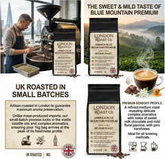 London Roast Co Jamaica Blue Mountain Coffee Beans 1kg | Medium Roast