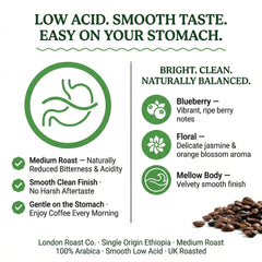 London Roast Co Ethiopia Coffee Beans 1kg | Medium Roast