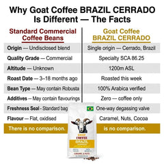 Goat Coffee Brazil Cerrado Coffee Beans 1kg | Medium Roast
