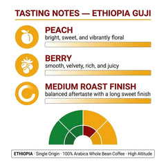 Goat Coffee Ethiopia Guji Coffee Beans 1kg | Medium Roast