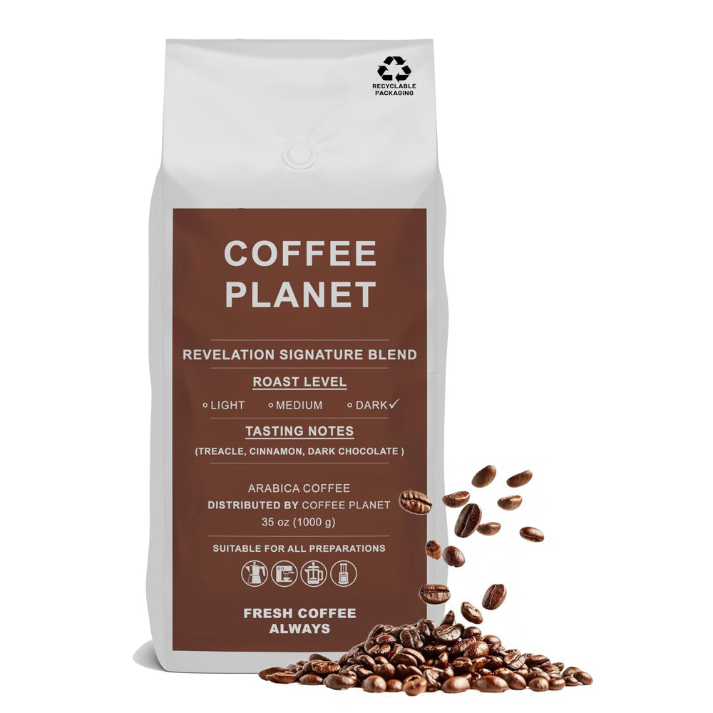Coffee Planet Revelation Signature Blend Coffee Beans 1kg | Dark Roast