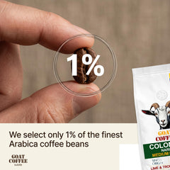 Goat Coffee Colombia Nariño Coffee Beans 1kg | Medium Roast