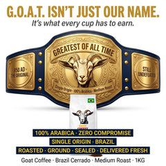 Goat Coffee Brazil Cerrado Ground Coffee 1kg | Medium Roast