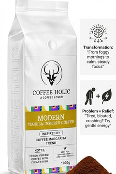 Coffeeholic Classic Margarita Tequila Inspired Ground Coffee 1kg