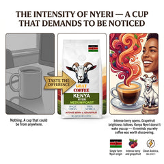 Goat Coffee Kenya Ground Coffee 1kg | Medium Roast