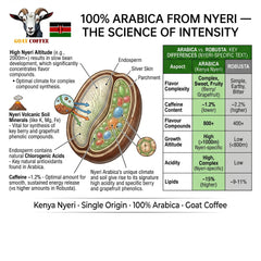 Goat Coffee Kenya Ground Coffee 1kg | Medium Roast