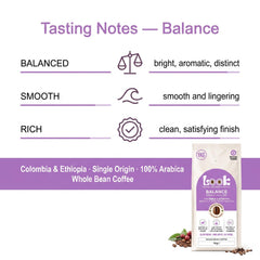 Look Coffee Balance Half-Caf Coffee Beans 1kg | Medium Roast