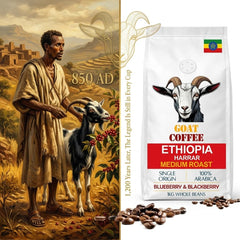 Goat Coffee Ethiopia Harrar Coffee Beans 1kg | Medium Roast