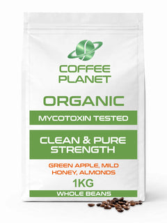 Coffee Planet Clean and Pure Strength Coffee Beans 1kg | Medium Roast