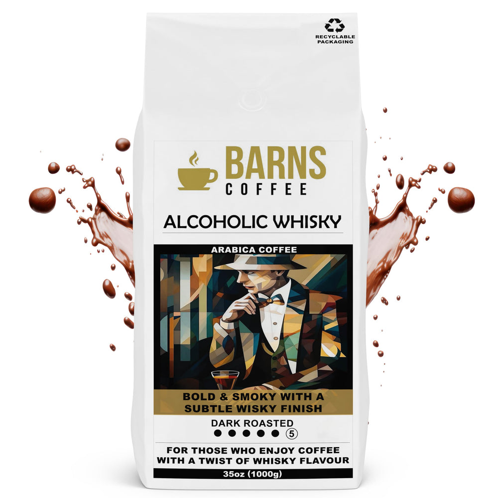 Barns Whisky Coffee Beans 1kg | Dark Roast