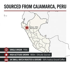 London Roast Co Peru Ground Coffee 1kg | Medium Roast