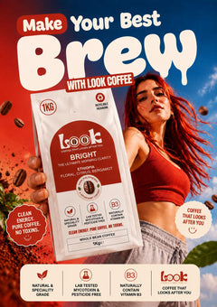 Look Coffee Bright Ethiopia Coffee Beans 1kg | Medium Roast