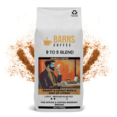 Barns 9 To 5 Ground Coffee 1kg | Medium Roast