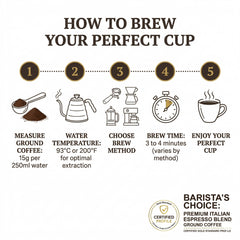 Baristas Choice Espresso Coffee Beans 1kg