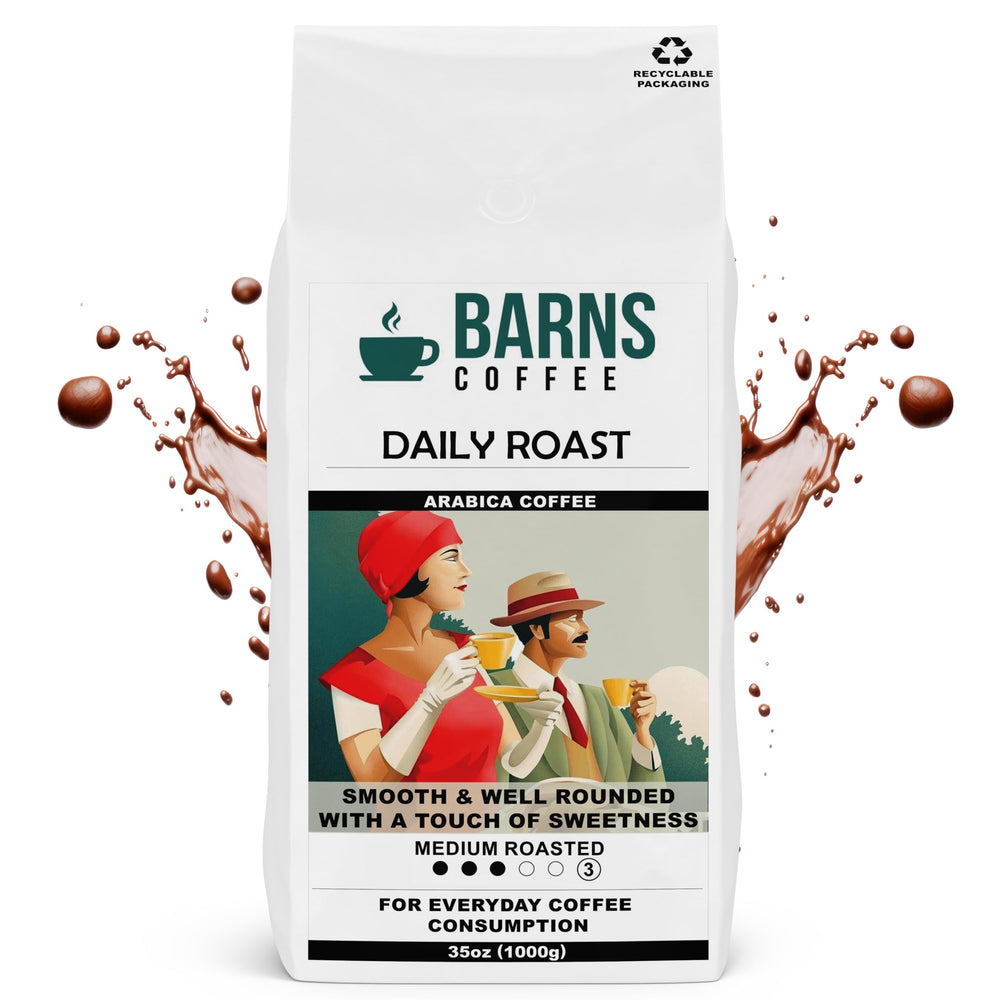 Barns Daily Roast Coffee Beans 1kg | Medium Roast
