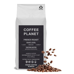 Coffee Planet French Roast Coffee Beans 1kg | Dark Roast