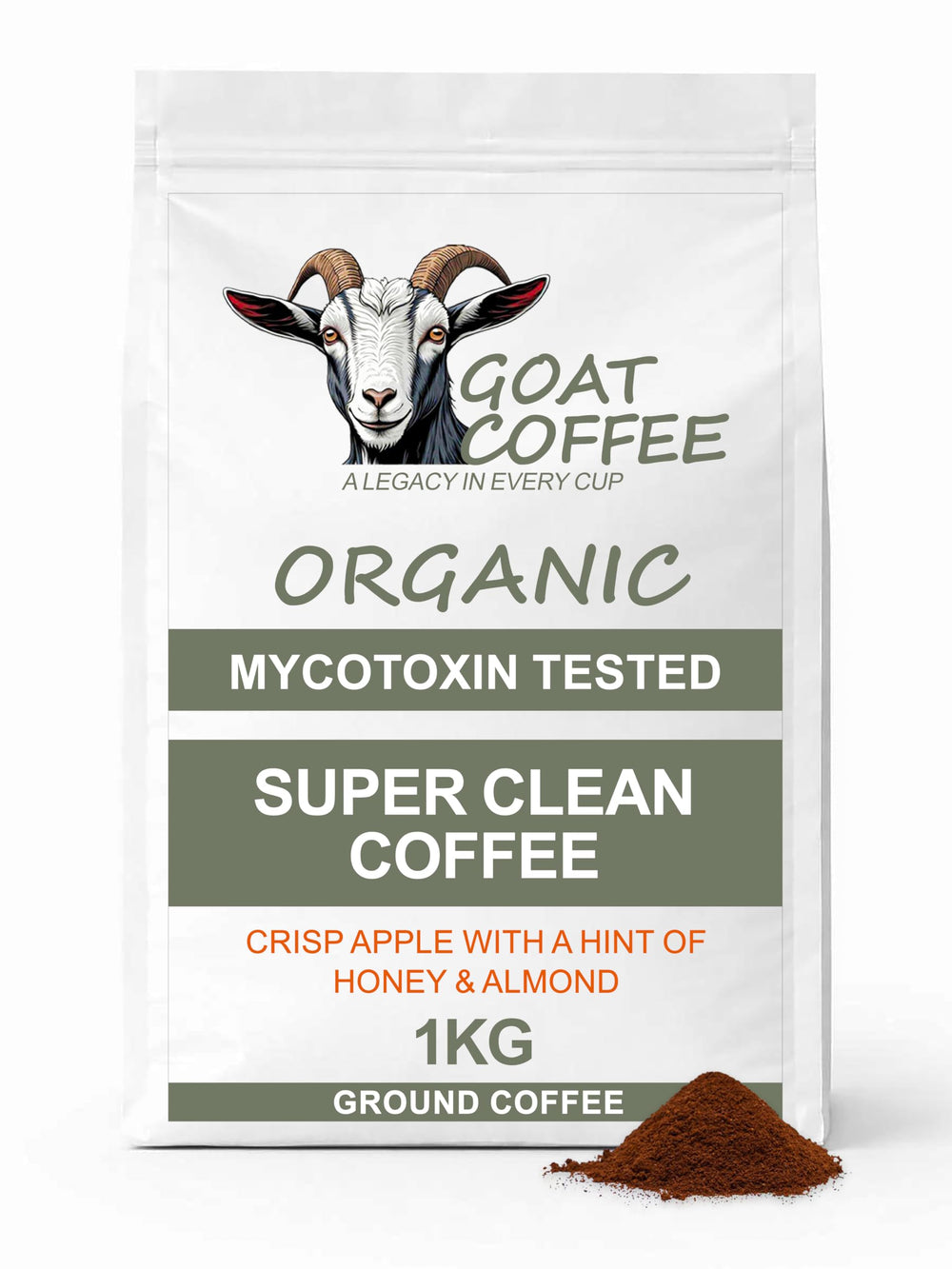 Goat Coffee Super Clean Ground Coffee 1kg | Medium Roast