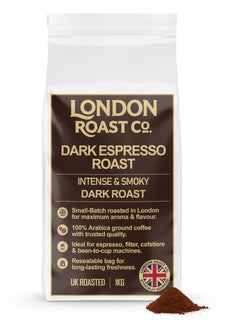 London Roast Co Brazil Cerrado Mineiro Ground Coffee 1kg | Dark Roast