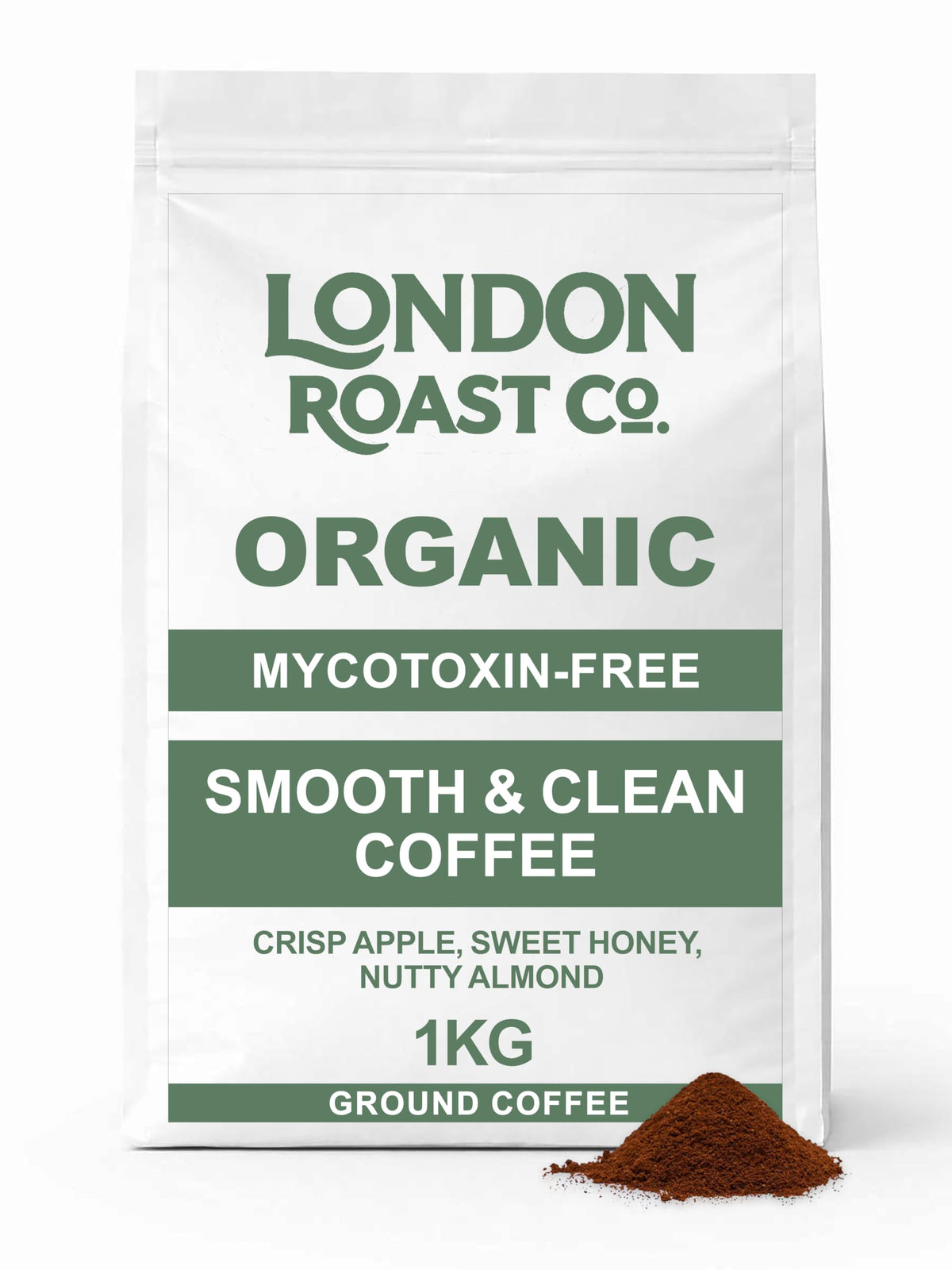 London Roast Co Smooth & Clean Ground Coffee 1kg | Medium Roast