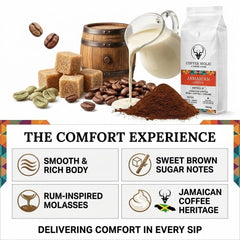 Coffeeholic Jamaican Rum Inspired Ground Coffee 1kg | Medium Roast