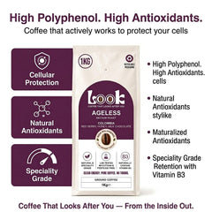 Look Coffee Ageless Colombia Ground Coffee 1kg | Medium Roast