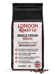 London Roast Co Kenya Coffee Beans 1kg | Medium Roast