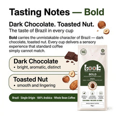 Look Coffee Bold Clean Coffee Beans 1kg | Dark Roast