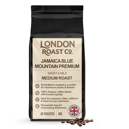 London Roast Co Jamaica Blue Mountain Coffee Beans 1kg | Medium Roast