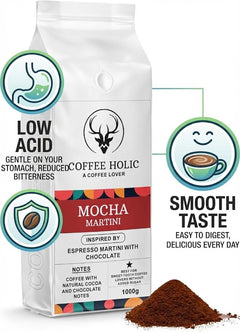 Coffeeholic Mocha Martini Ground Coffee 1kg | Dark Roast