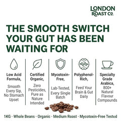 London Roast Co Smooth & Clean Coffee Beans 1kg