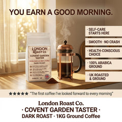 London Roast Co Covent Garden Taster Coffee Beans 1kg | Dark Roast
