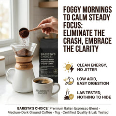 Baristas Choice Espresso Coffee Beans 1kg