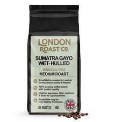 London Roast Co Sumatra Gayo Wet-Hulled Coffee Beans 1kg | Medium Roast