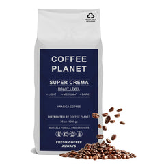 Coffee Planet Super Crema Coffee Beans 1kg | Medium Roast