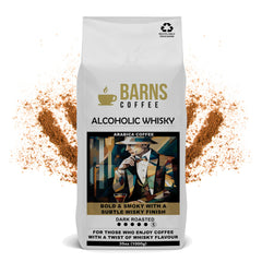 Barns Whisky Flavour Ground Coffee 1kg | Dark Roast