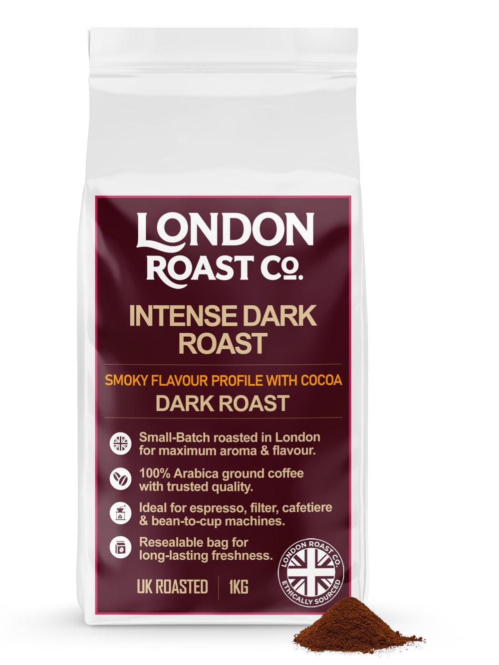 London Roast Co Intense Coffee Beans 1kg | Dark Roast